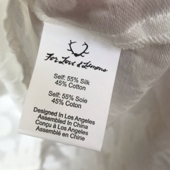 For Love and Lemons Buttercup Ruffled Tie Neck Top - Picture 3 of 5